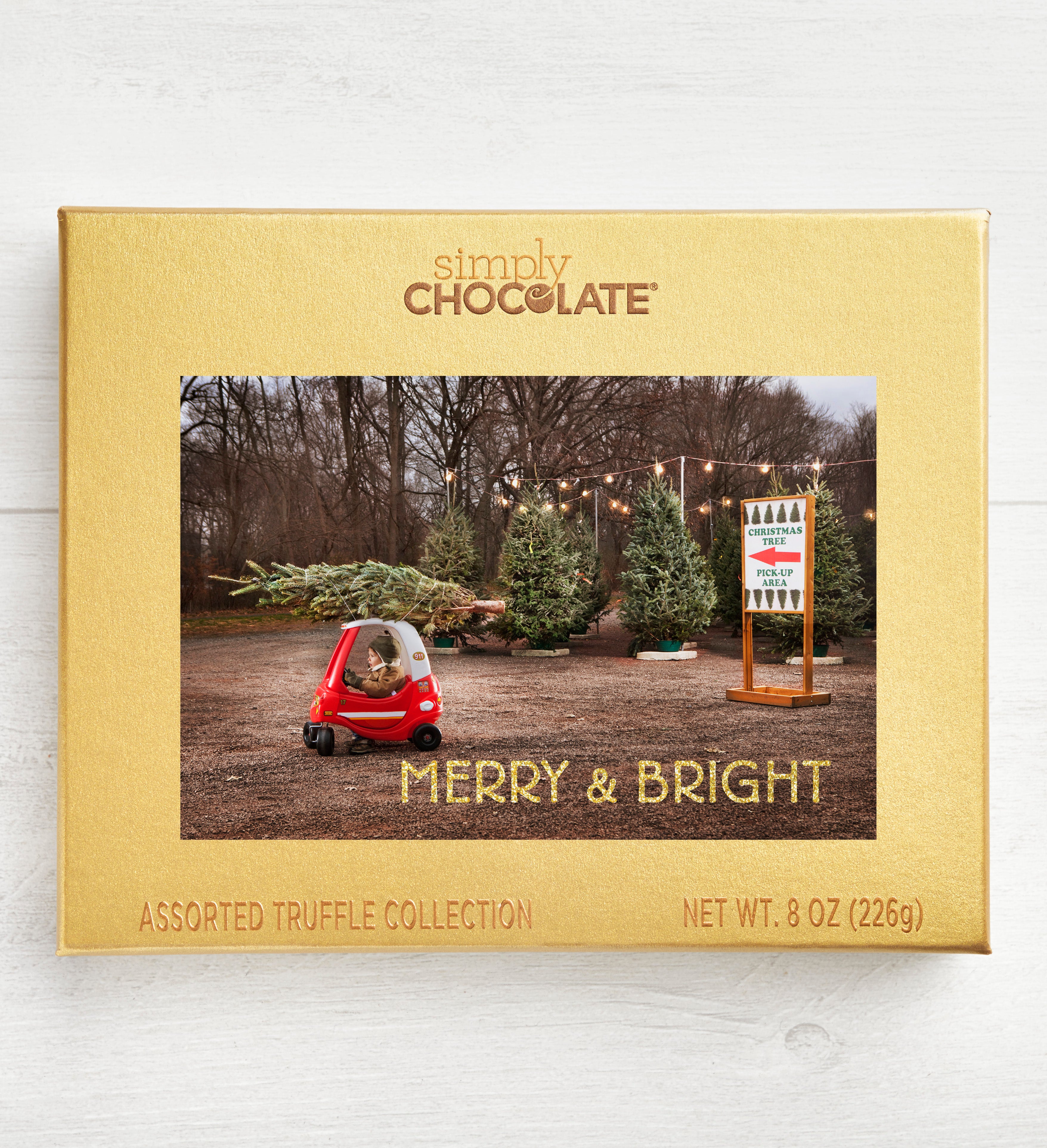 Simply Chocolate® Merry & Bright 19pc Choc Box